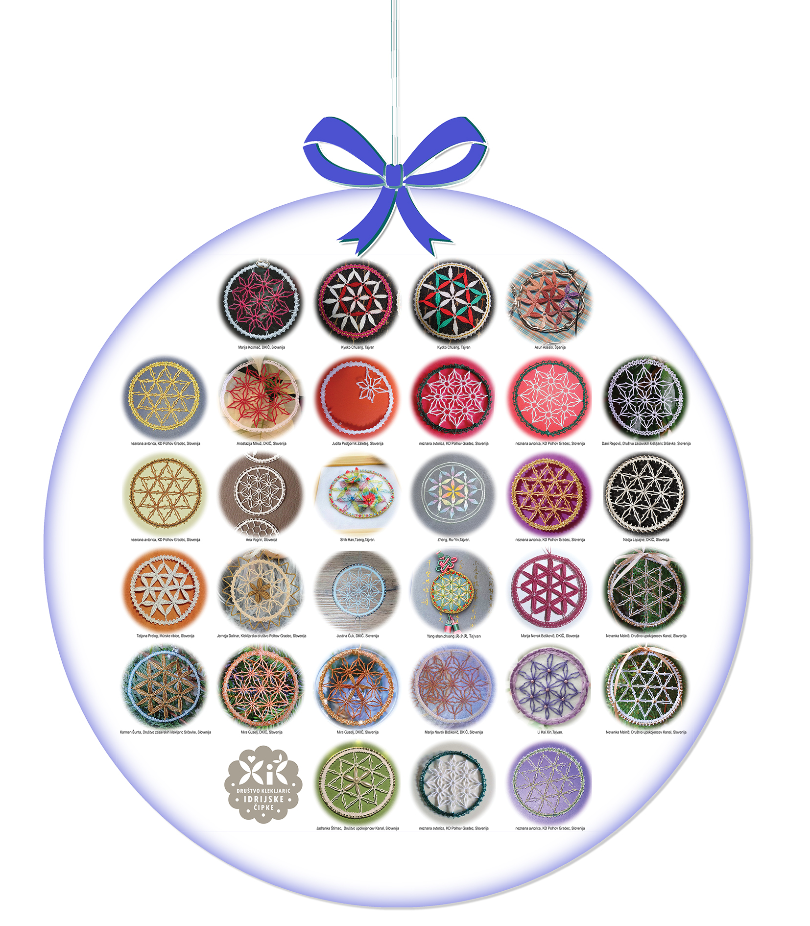 #LACECOLLAGE, Idrija Lacemakers Association's campaign.